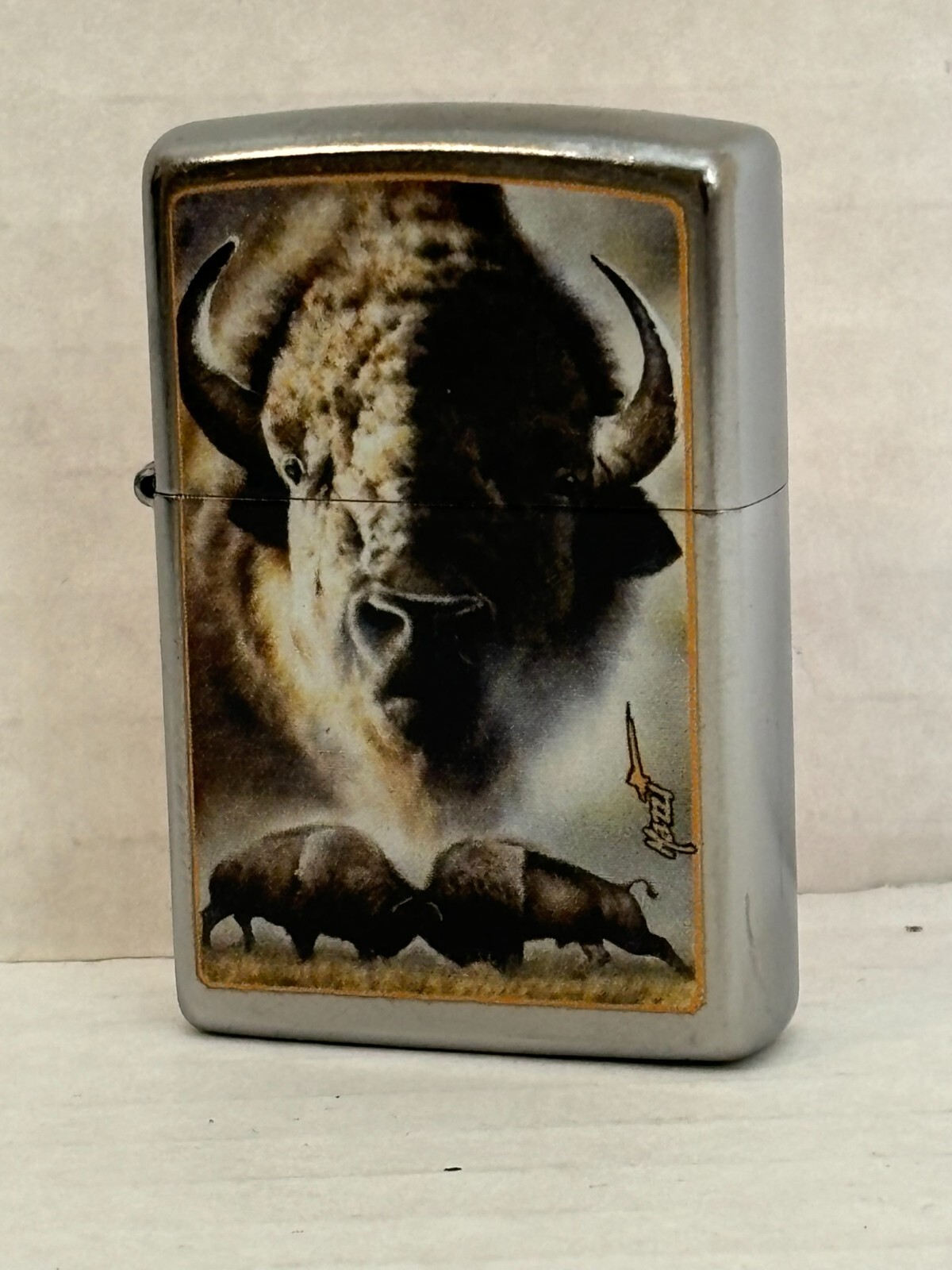 - By Artist Mazzi Buffalo Bison Bisonet