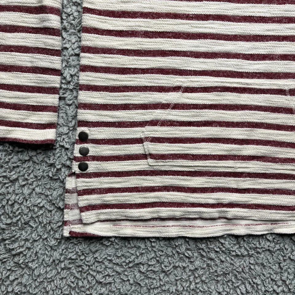 Top Simply Noelle con cordón capucha cuello para mujer XS manga con lengüeta enrollable bolsillo frontal Foto 3 de 4