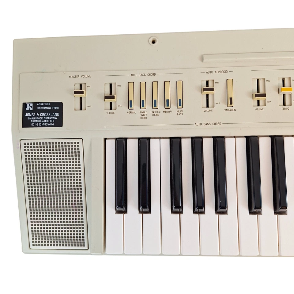 Винтажная портативная клавиатура Yamaha PS-20, автоматическая система басовых аккордов с чехлом - Изображение 3 из 4