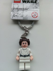 GENUINE LEGO STAR WARS LUKE SKYWALKER MINIFIGURE KEYRING