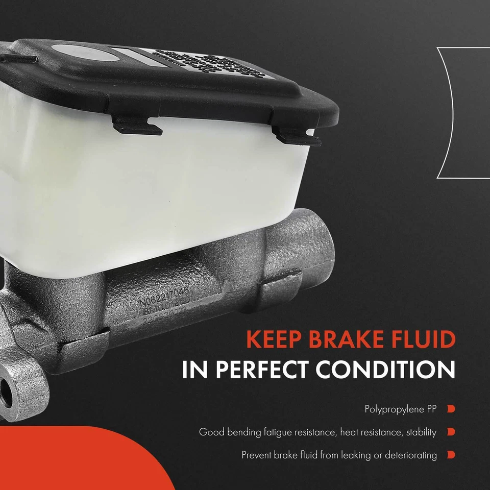 Cilindro maestro de freno con depósito para Buick Riviera 79-81 Cadillac Pontiac Olds Foto 3 de 4