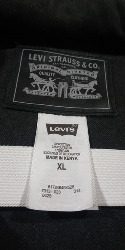 Levi's Strauss & Co. Mens XL Jean Jacket original Calif S.F. Grey Denim  - Picture 2 of 4