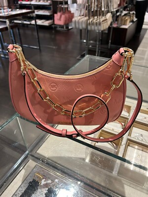 Michael Kors Ladies Cora Large Leather Crossbody Shoulder Bag Purse Handbag MK
