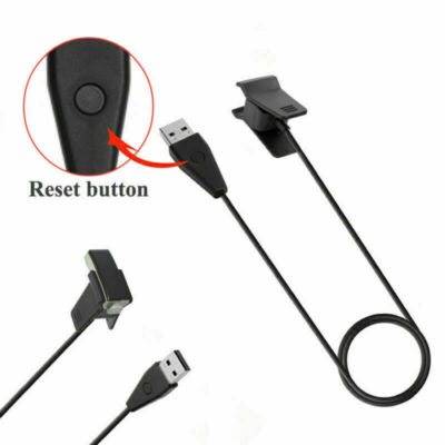 For Fitbit Ace Kids Activity Tracker Black USB Charger Cable with Reset Button