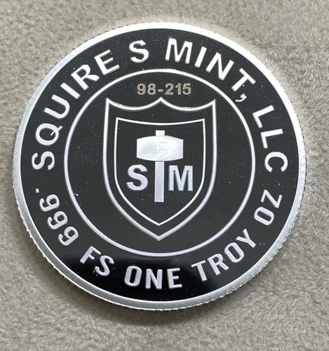 Bolsas de Dinero SCROOGE Keep On Stackin 1 Oz Plata .999 $ Arte Redondo Moneda Lingote $ - Imagen 5 de 5