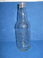 VINTAGE SODA 12 OZ EMBOSSED GLASS POP BOTTLE IBC SOFT DRINK