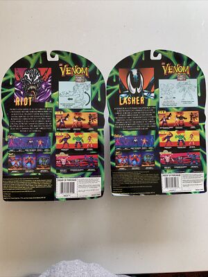 Spider-Man Venom Planet of the Symbiotes 1996 Lasher & Riot