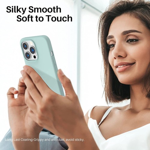 For iPhone 15 14 13 12 11 Pro Max XS XR X 8 7 SE Liquild Silicone Gel Case Cover - Picture 30 of 42