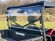 Polaris Ranger Full-Size (Round Tubing) Rear Windshield-w/Vent-GP (2010+)