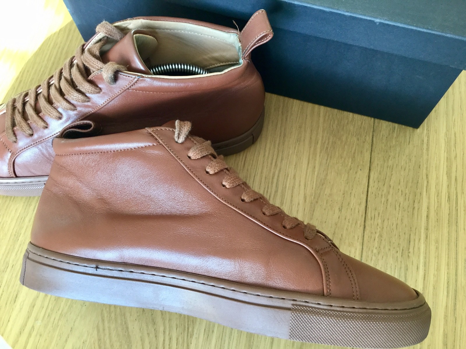 Filippa K Morgan Morgan Morgan TAN BROWN IN PELLE Hi Top Stivali Stile Common Projects cc5e4b Filippa K Morgan Morgan Morgan TAN BROWN IN PELLE Hi Top Stivali Stile Common Projects cc5e4b