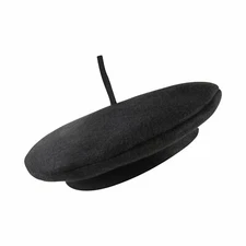 Dress Up America Fashionable Black French Beret Party Hat - Black or Red