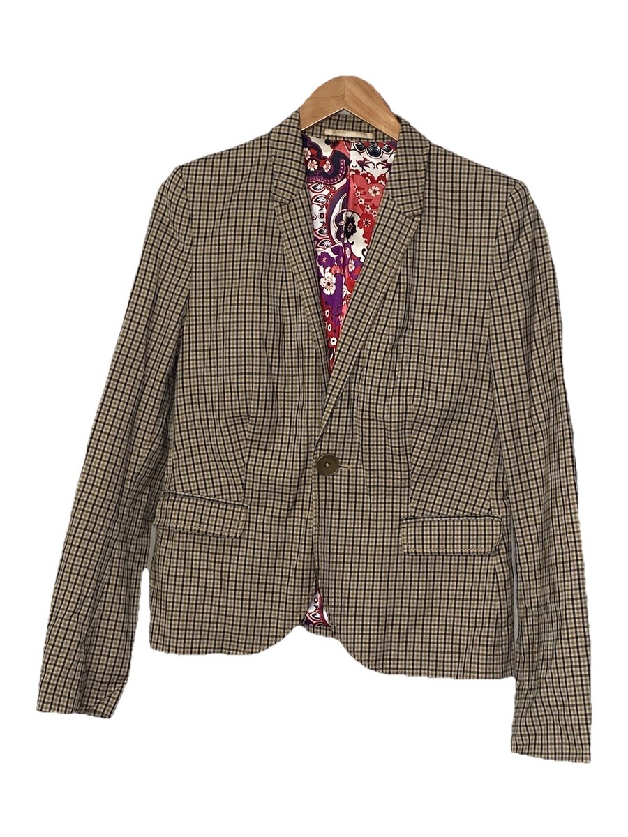 womens brown dress jacket M89-Brown Missoni print midi dress 30C/25W – MUV Collections main image 1