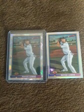 2021 Bowman Chrome Royce Lewis Atomic Flashback Refractor /150 + Silver  Twins