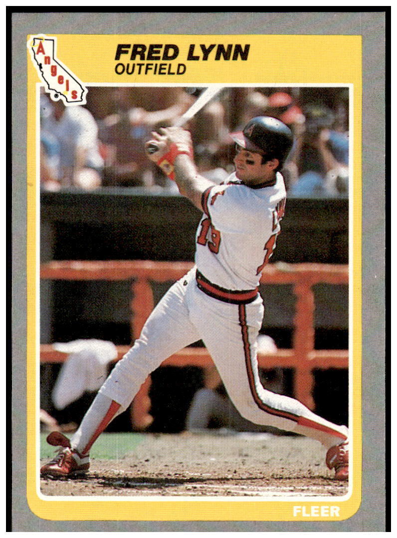 1985 Fleer #307 Fred Lynn NM