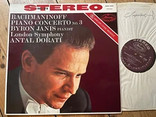 AMS 16109 Rachmaninov Piano Conc. No. 3 Byron Janis  P/S