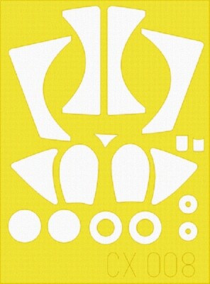 Eduard Mask 1/72 A-6 Intruder Mask for Italeri  CX 008