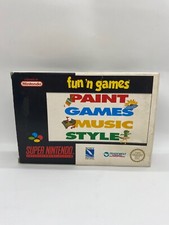 ebay® Auktion 127852565029 | Fun 'N Games - Paint Games Musik Style super nintendo Snes - Pal UK Cib Very Goo Thumbnail of ebay® auction 127852565029 | Fun 'N Games - Paint Games Musik Style super nintendo Snes - Pal UK Cib Very Goo