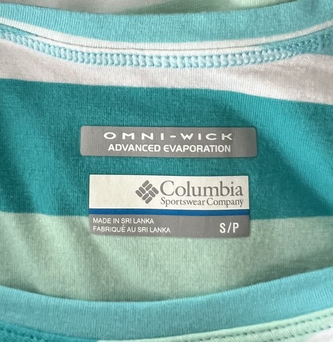 Columbia Reel Beauty II Maxi Sommerkleid S türkis lila Streifen Omni-Wick Beach - Bild 5 von 10