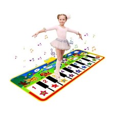 M SANMERSEN Piano Mat, 53'' x 23'' Musical Toys for Toddlers Floor Piano Touc...