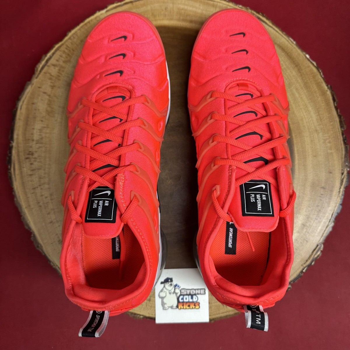 Size 12 - Nike Air VaporMax Plus Red for sale online | eBay