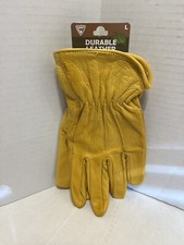 West Chester Durable Leather Gloves, Large