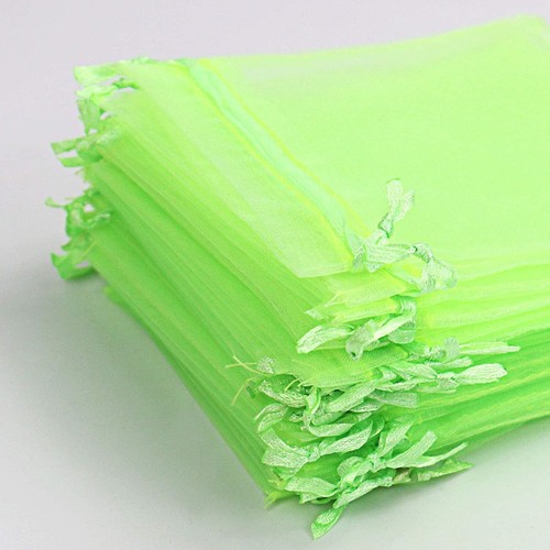 (20 PACK) ORGANZA BAGS 3.75" x 3.75 party favor wedding gift jewelry sheer pouch - Picture 6 of 30