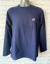 Meetwee Base Layers. Long Johns/Long Sleeve Top. Navy. Size L. NWT