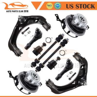 Front Upper Tie Rod End Wheel Bearning Hub Fits 07-10 Ford Explorer Sport Trac