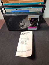 Vintage NOS Radion Radio Receiver RR-101 FM/AM Radio Tested Working