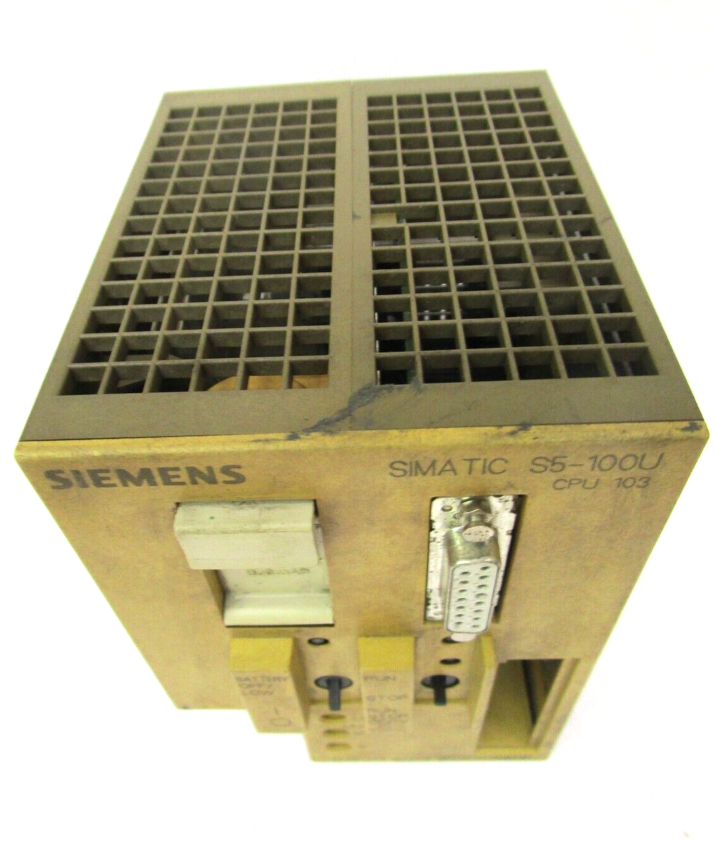 Siemens Simatic S5-100U CPU 103 6ES5 103-8MA03 50359HM | eBay
