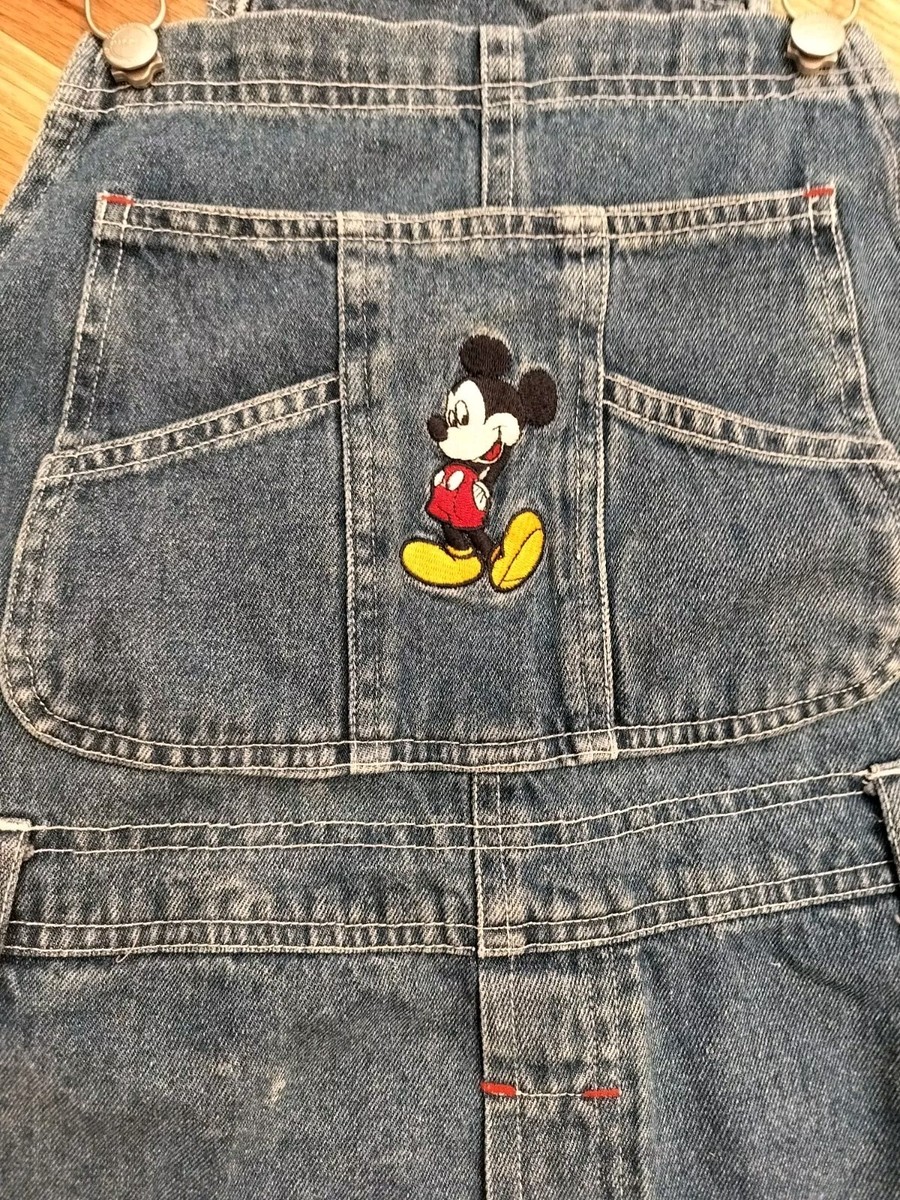 90'S Jerry Leigh Disney Mickey Unlimited Overall Shorts 90'S Jerry Leigh Disney Mickey Unlimited Overall Shorts
