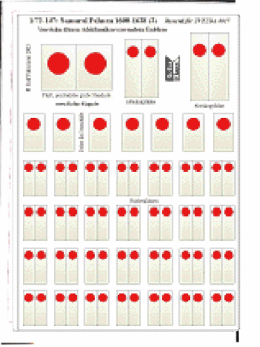 BANDIERE X SOLDATINI 1/72 -147: Samurai flags 1600-1638 (3) -FLAGS 1/72 - Imagen 1 de 1