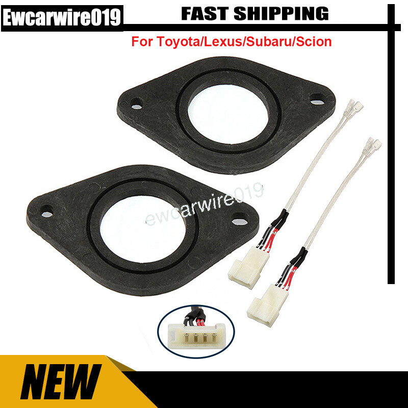 Stereo Super Power Tweeter Speaker Wire Harness Adapter For Toyota Lexus Subaru