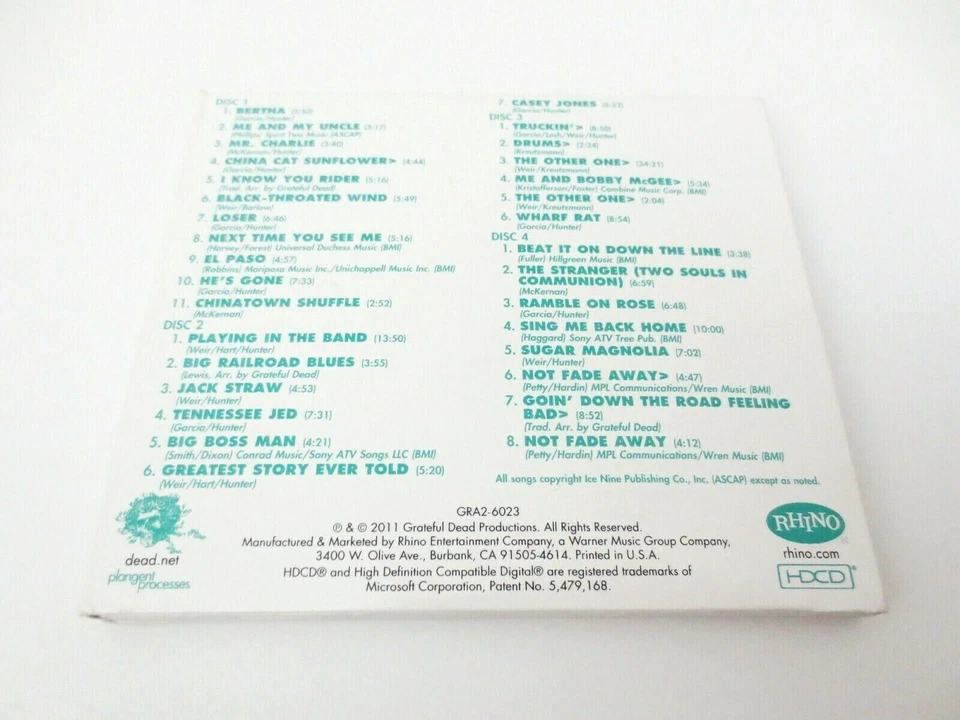 Grateful Dead Europe '72 Amsterdam Holland Concertgebouw 5/10/1972 5/10/72 4 CD - Image 2 of 4