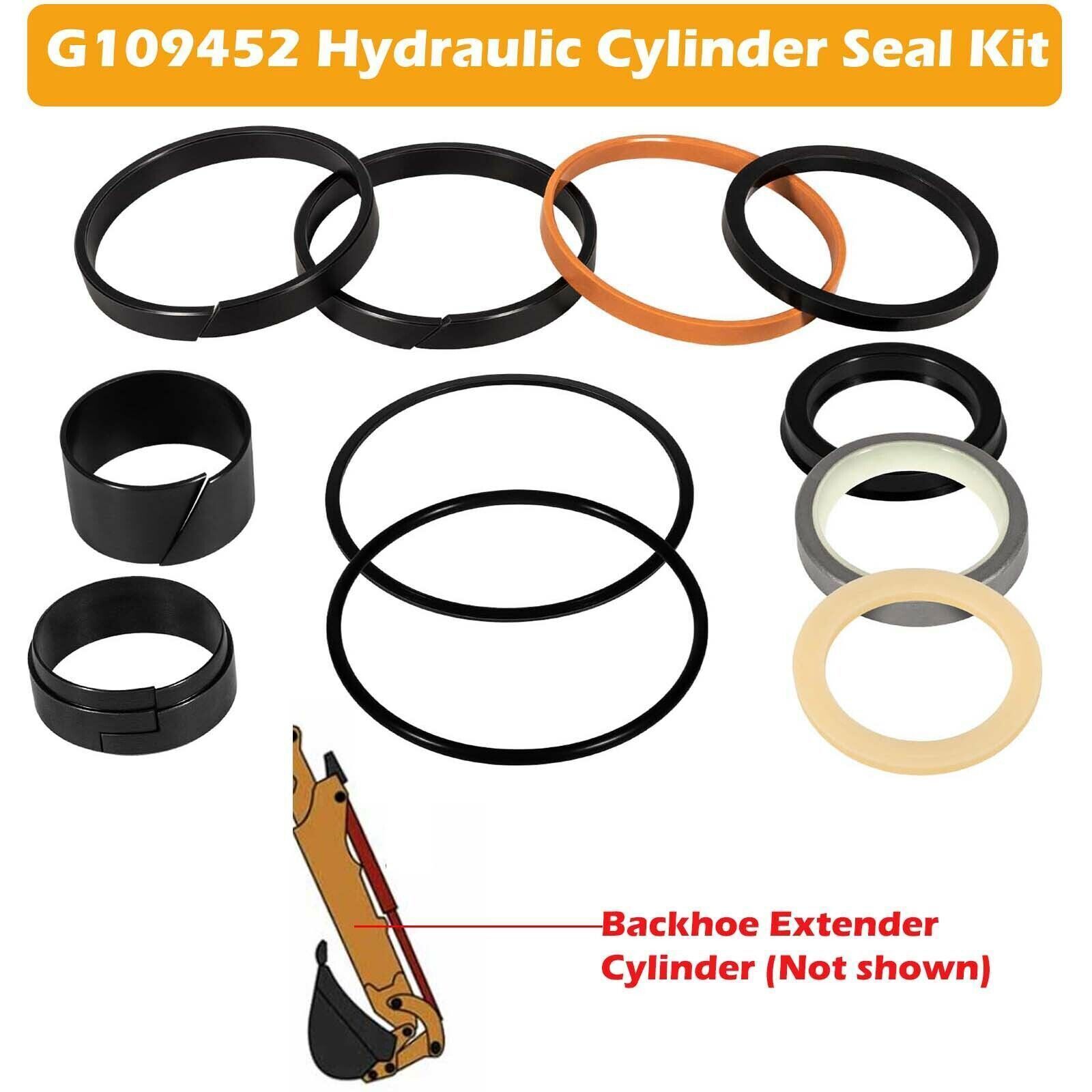 Hydraulic Cylinder Seal Kit Fit Case 580E 580SE 580SD 580B Backhoe