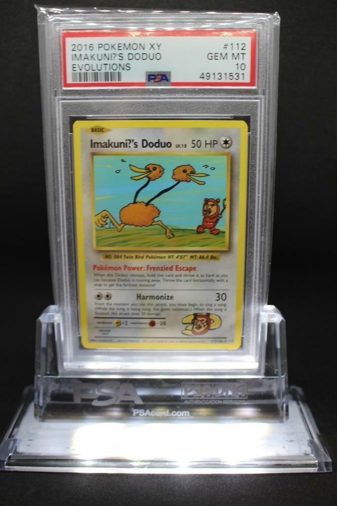 MINT PSA 10 Imakuni?'s Doduo # 112/108 Secret Pokemon Card MINT PSA 10 Imakuni?'s Doduo # 112/108 Secret Pokemon Card
