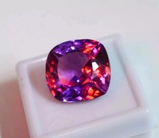 9.2 Ct Natural CERTIFIED Alexandrite Color Change Cushion Cut Loose Gemstone AA