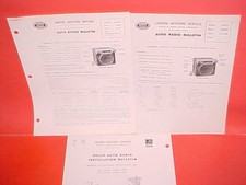 1950 1951 1952 Buick Roadmaster Super United Motor Delco Gm Radio Service Manual
