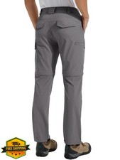 Men's Convertible Hiking Pants Water Resistant Zip-Off