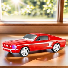 Bluetooth 1965 Retro Car Replica Speaker Rechargeable Battery FM Radio/AUX USB