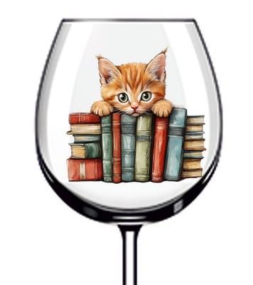 12x Baby Kätzchen Katze Vinyl Aufkleber Abziehbild Becher Weinglas Flasche Laptop Tasse