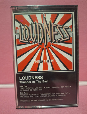 Loudness Thunder in the East Cassette ATCO A4-90246 Rock Max Norman 1985