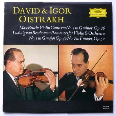 David & Igor Oistrakh David & Igor Oistrakh LP Deutsch Grammophon 135039 EX/E...