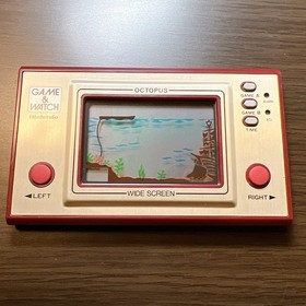 【USED】NINTENDO GAME AND & WATCH Octopus Wide Screen1981 Direct From Japan