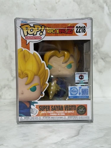 Funko Pop! Dragon Ball Z Vegito Chase Powering Up #2218 PR with .7mmProtector