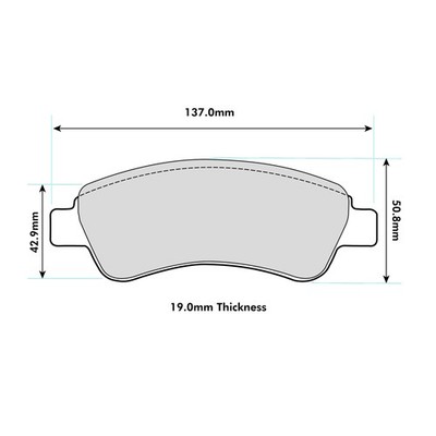 Ferodo DS3000 Competition Front Brake Pads For Peugeot / Citroen