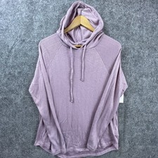 Love By Gap Hoodie Womens M Light Purple Soft Cozy Stretch Raglan Pullover