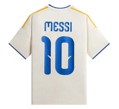 Kith x adidas Messi Football Jersey Chalk White | eBay