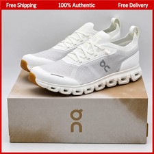 On Cloud Running Shoes Men's White Lightweight Cushioned Trainers Sneakers.