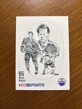 1986-87 Kraft Drawings #65 Mark Napier, Edmonton Oilers NMMT